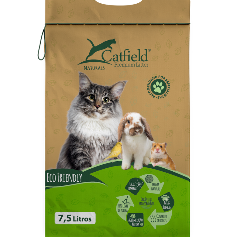 Catfield Naturals Areia Vegetal para gatos, , large image number null